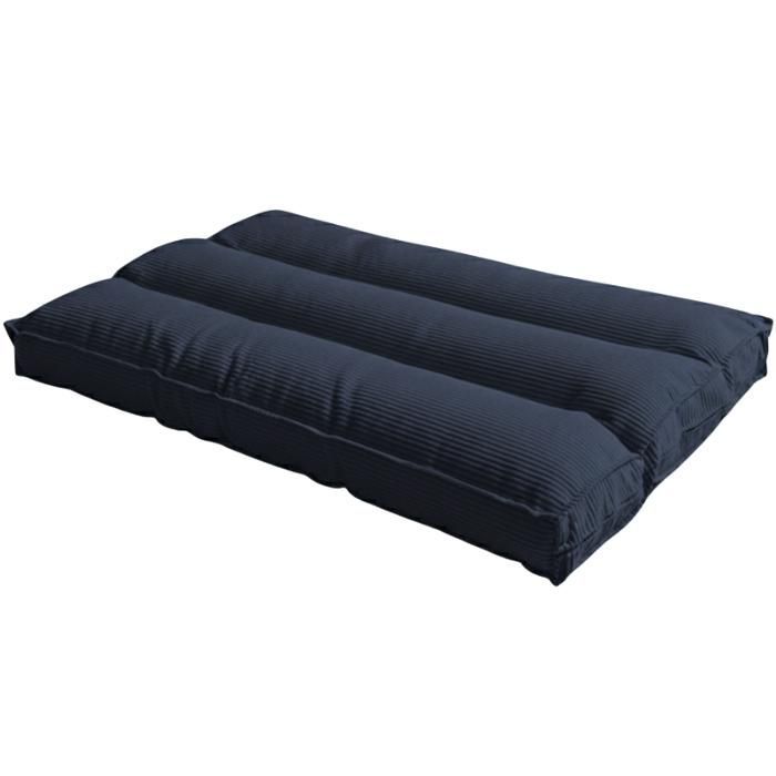 Futon con rivestimento sfoderabile - 90 x 190 cm - Bananair - Blu scuro