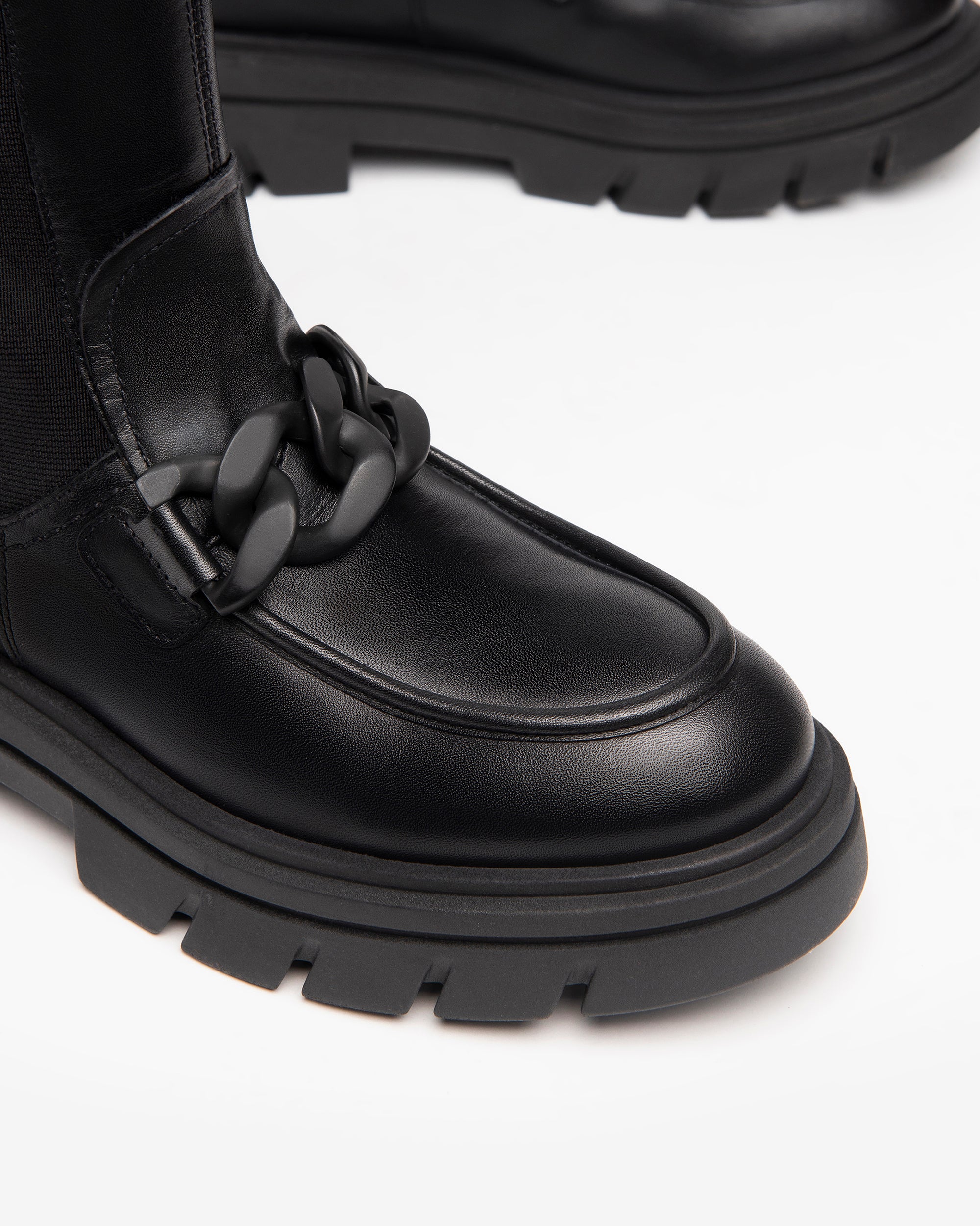  Chelsea-Boots aus Leder für Damen