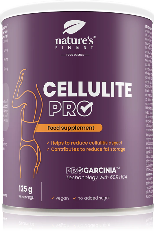 Suplemento alimentar Natures Finest Cellulite PRO para celulite