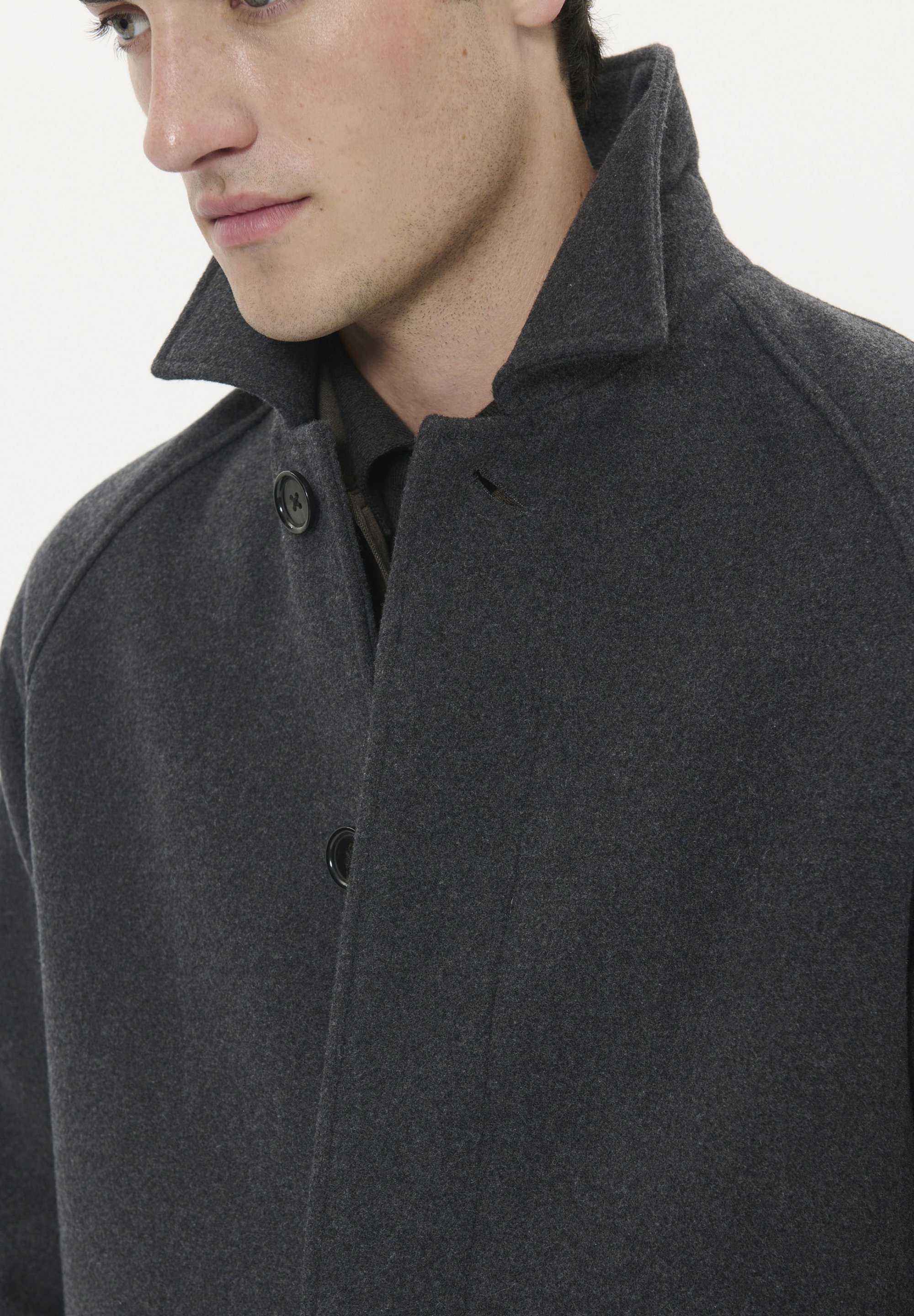 Cappotto Matinique Classic - grigio mélange medio