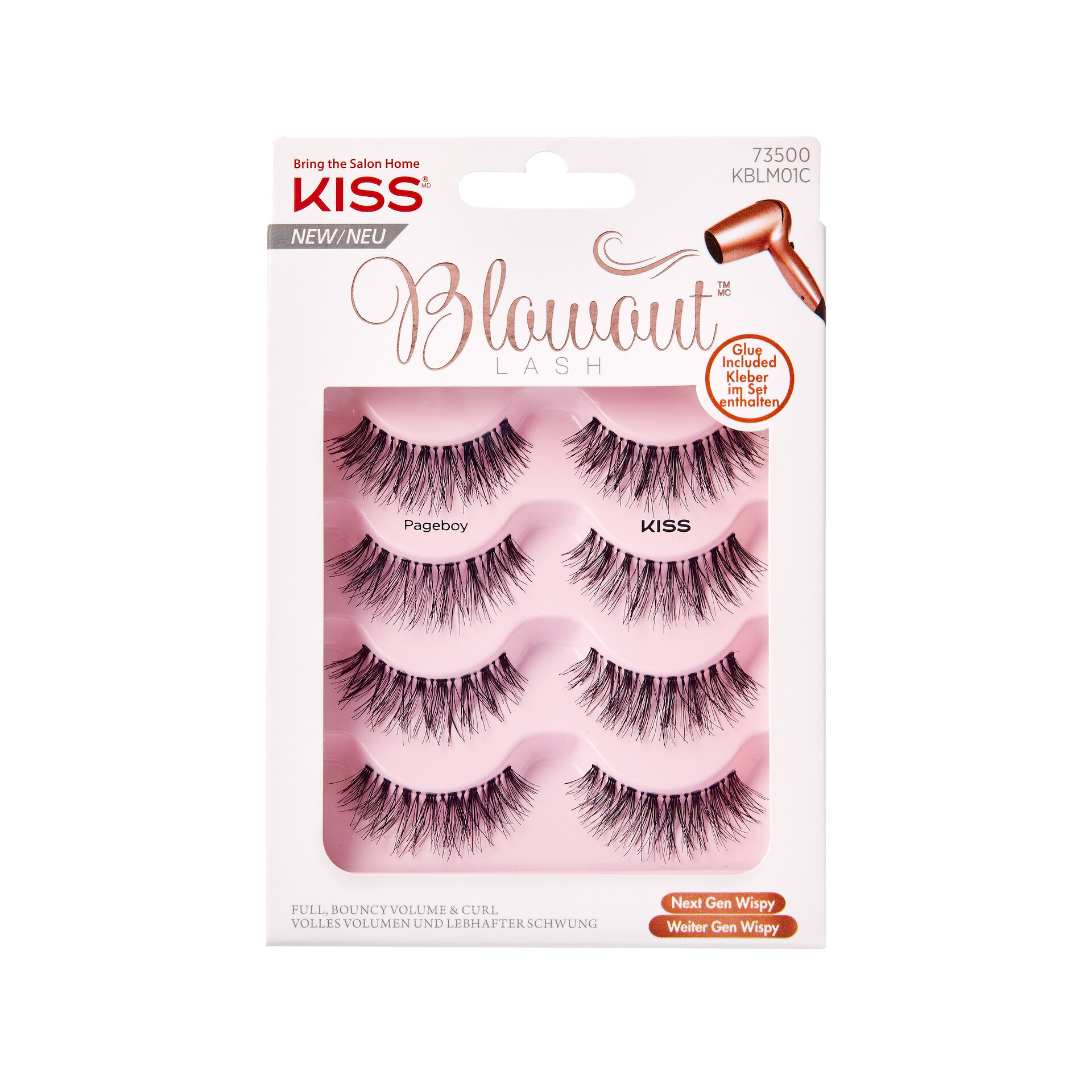 Umjetne trepavice Blowout Lash LM01 Pageboy - Kiss