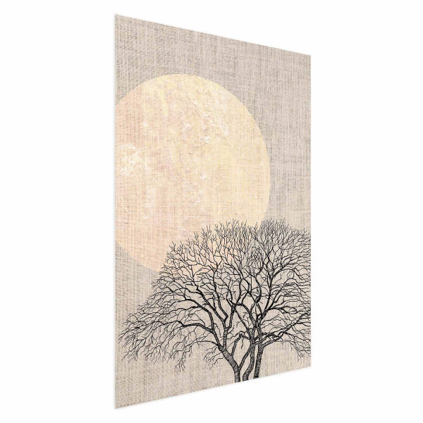 Plakat Poranna pełnia księżyca 21x30 cm