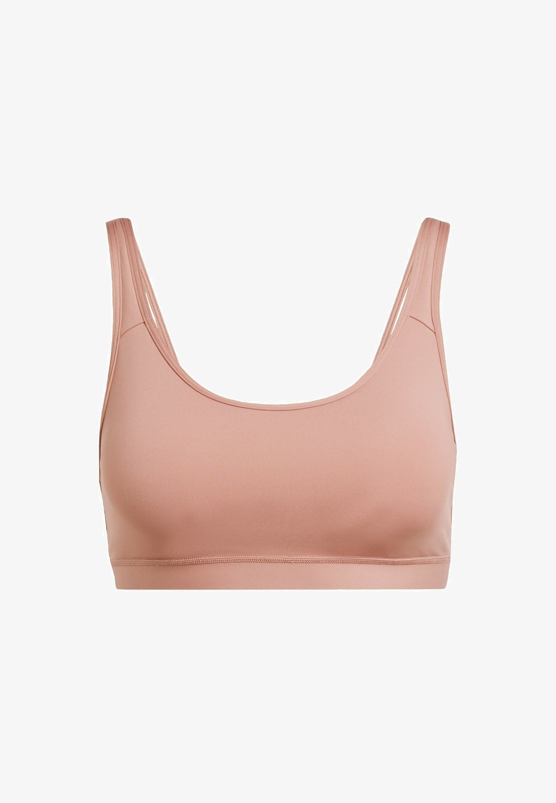 adidas Performance ALL ME ESSENTIALS - Sportbeha met lichte ondersteuning - Warm Clay