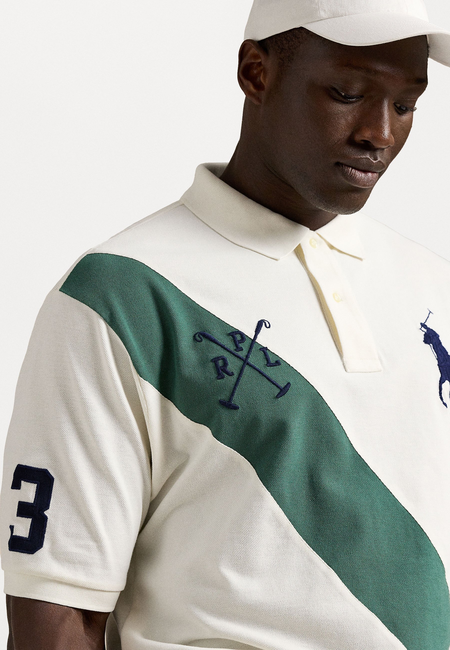 Polo Ralph Lauren Big & Tall BIG PONY MESH POLO SHIRT - Polo shirt - nevis/washed forest