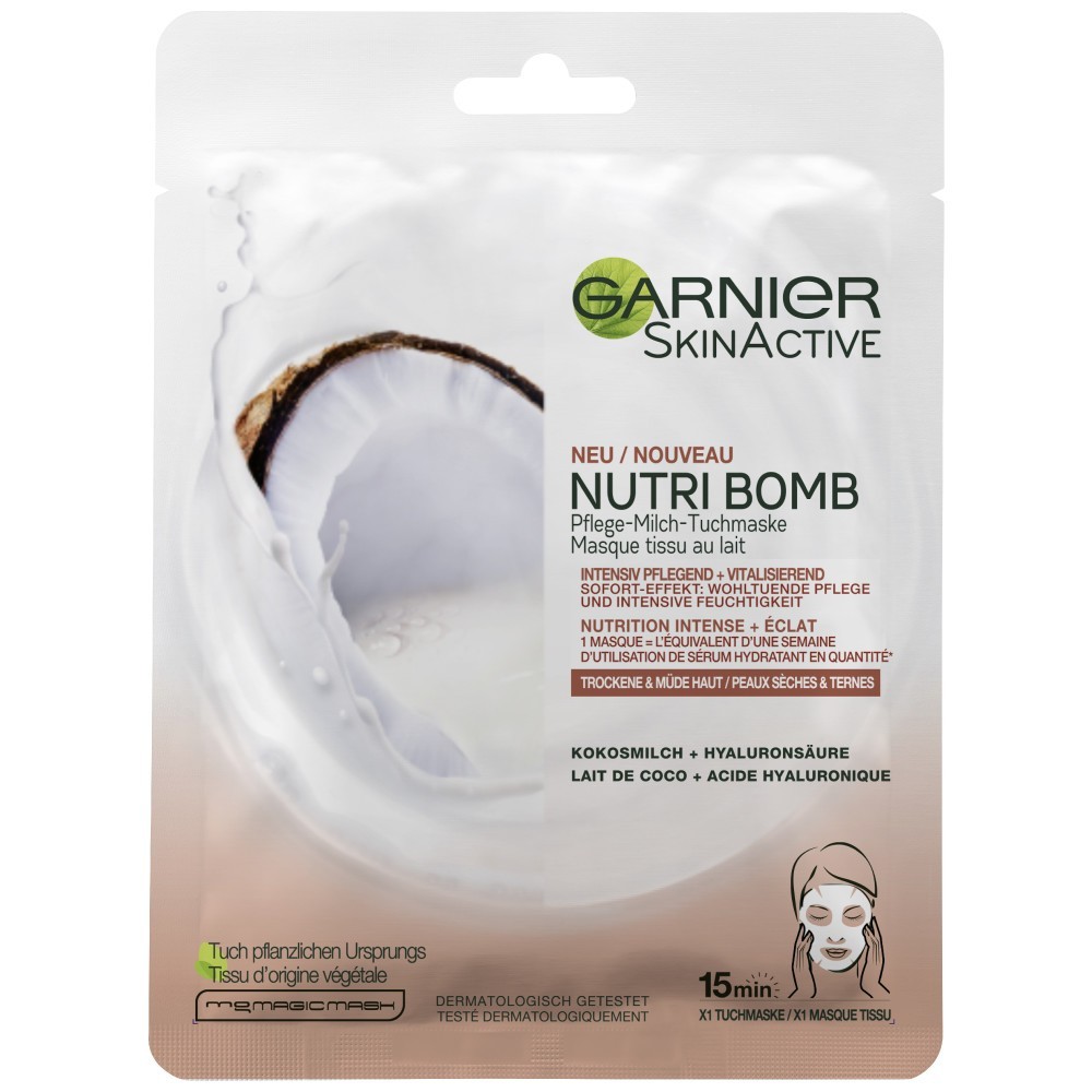 Garnier Collection 7 Masques Tissus Soin Visage & Yeux