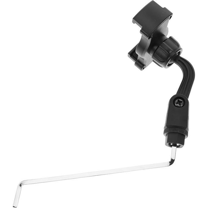 Atril para partituras de saxofón - FEBEST - Adaptador para teléfono - Atril integrado - 18x8x4 cm - 88 g - Negro