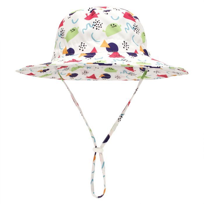 Sombrero FUNMOON para niños, sombrero de verano para el sol, sombrero tipo cubo unisex para bebé, estilo Panamá, diseño de dibujos animados, protección UV - 687111