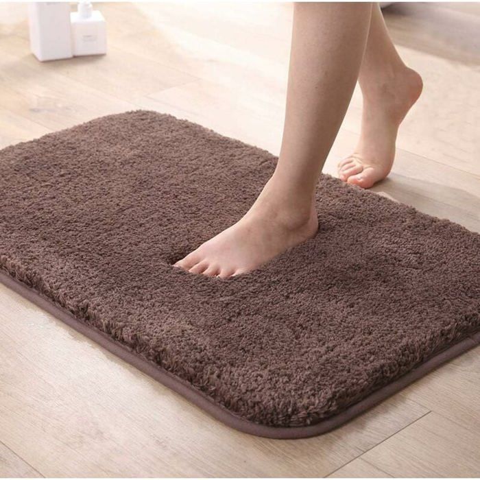 Alfombrilla de baño absorbente antideslizante extragruesa, lavable a máquina (marrón, 40 x 60 cm) PULVERIZADOR DE NEBULIZACIÓN PARA EXTERIORES
