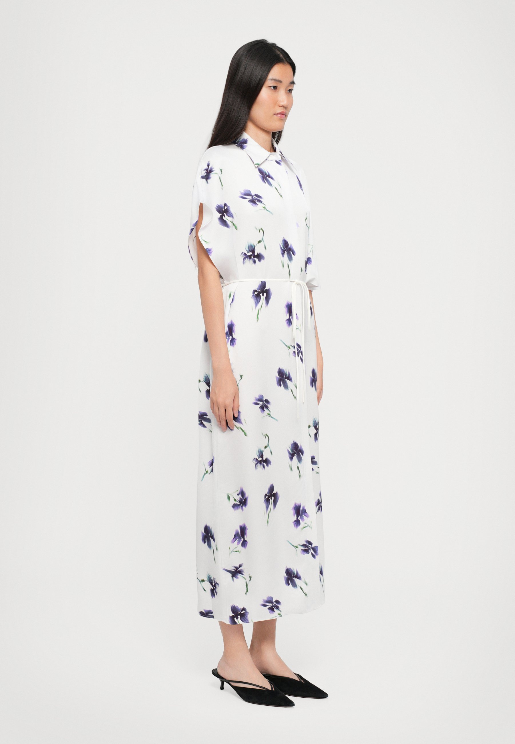 Rodebjer IRIS - Robe chemise - lavande/gris