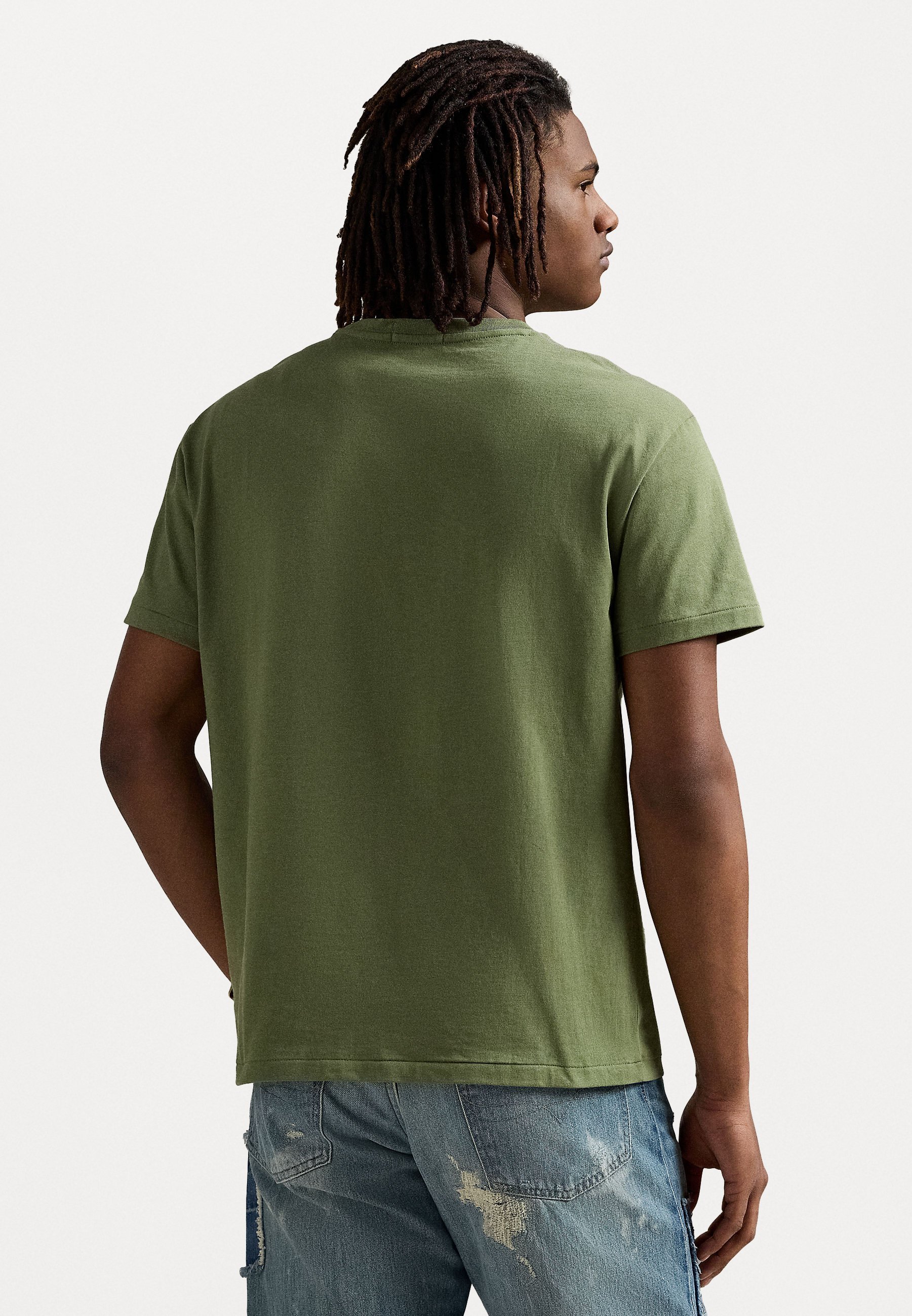 Polo Ralph Lauren Classic Fit geborduurd jersey T-shirt - T-shirt met print - boomgroen