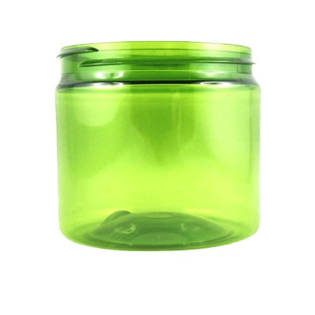 ZÁKLADNÍ 200ml zelená recyklovaná PET lahev - bez víčka