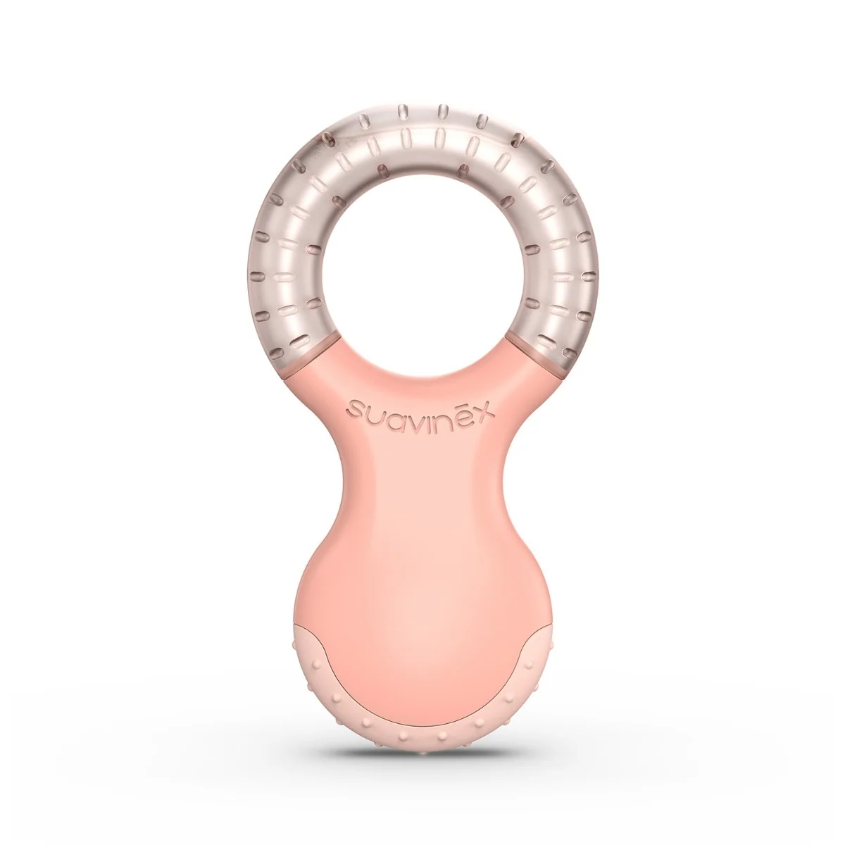 SUAVINEX Anneau de dentition Suavinex étape 2 + 4 mois, anneau de dentition rose