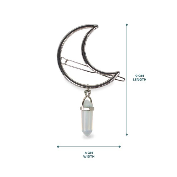 Presilha de cabelo Myga Crystal Moon