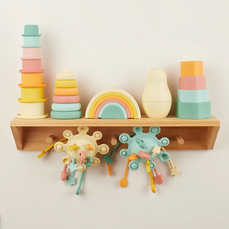 Brinquedo educativo de silicone Bieco Activity Planet