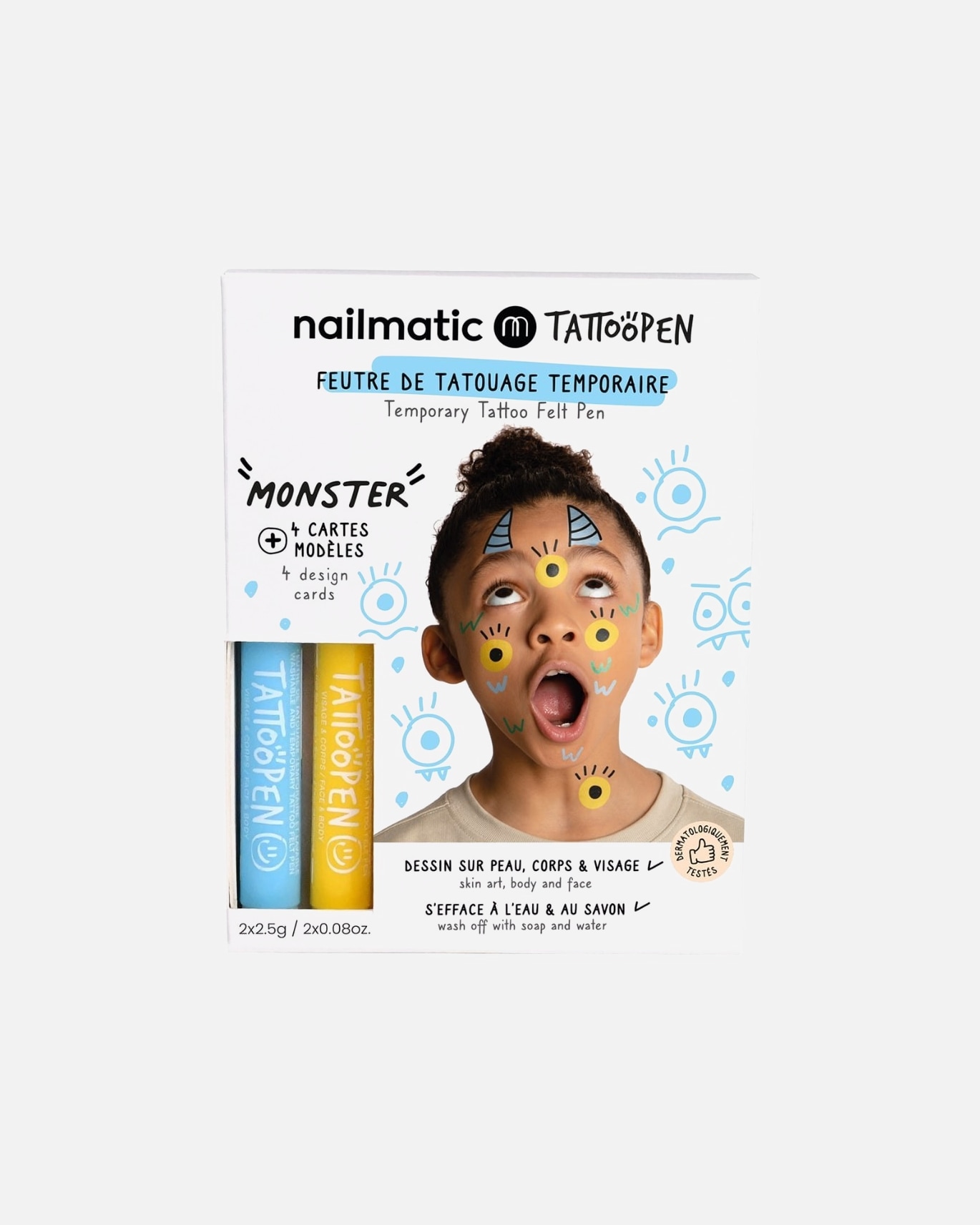 Nailmatic coffret duo tattoopen - monster
