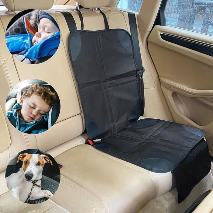 Protezioni per sedili auto - Universali - 2 pezzi - Antiscivolo - Impermeabili - Nere