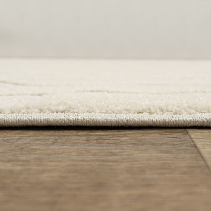 Alfombra moderna - The Carpet - Everest - Alta densidad - Suave - 160x230 cm - Crema