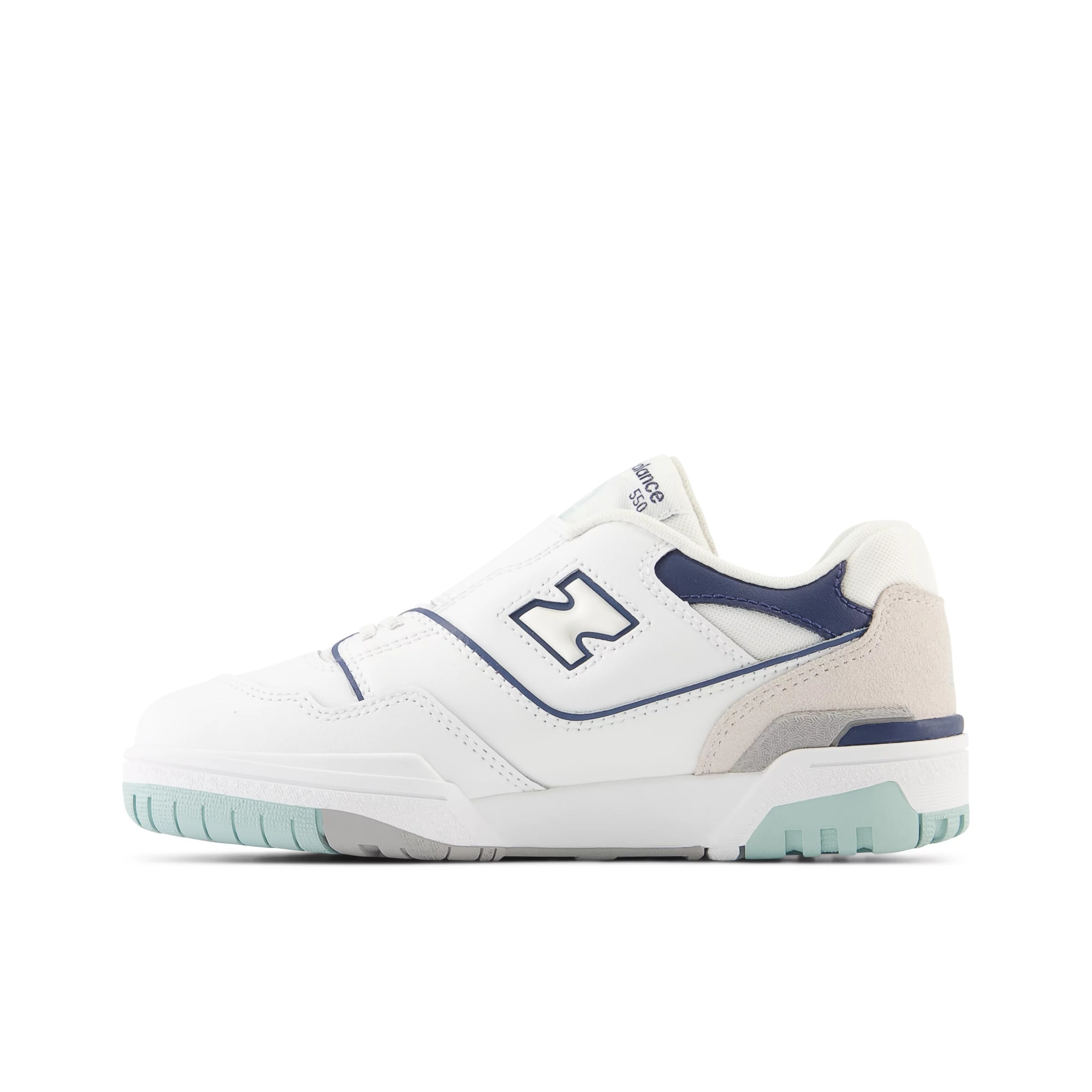 550 Bungee Lace with Top Strap White con nb navy e winter fog