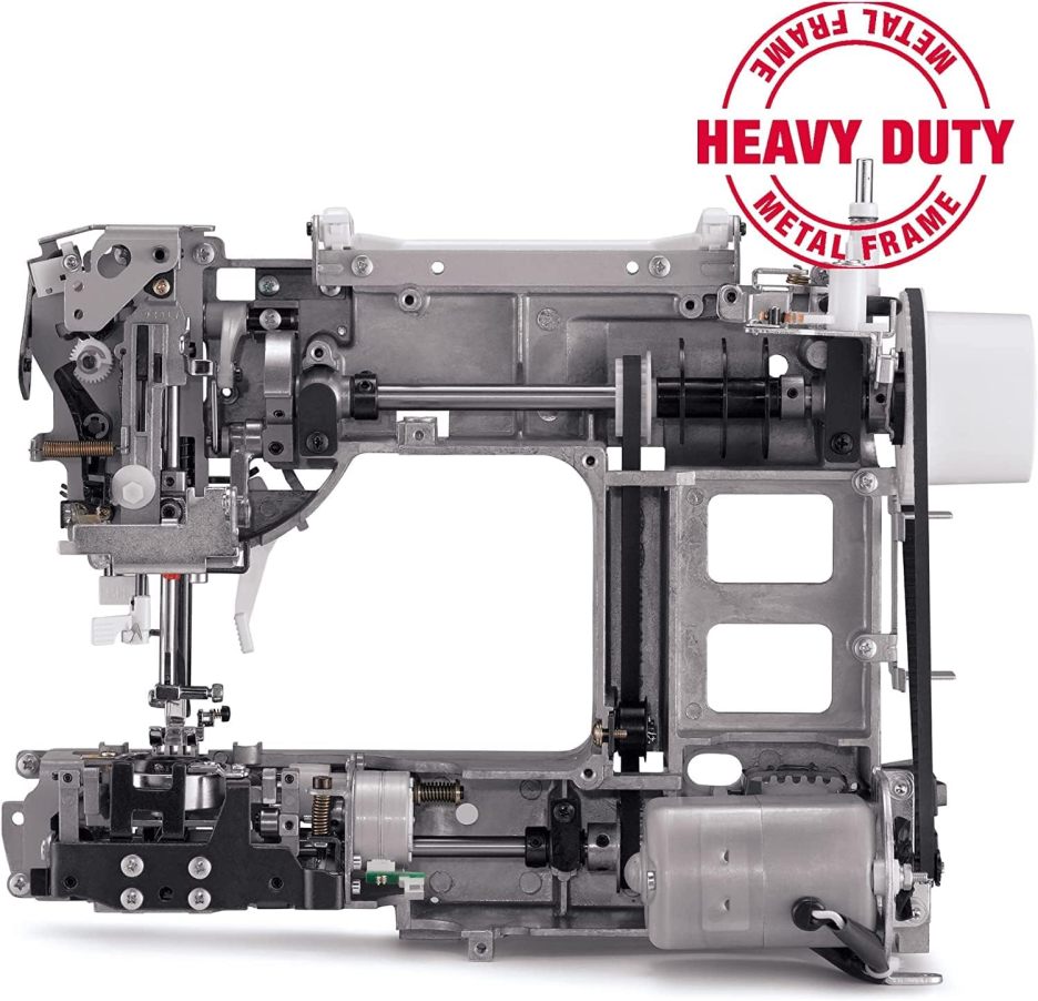 Singer Heavy Duty Jeans 6335M denimmachine met 32 steken en krachtige motor voor dikke stoffen, meerdere lagen en denim.