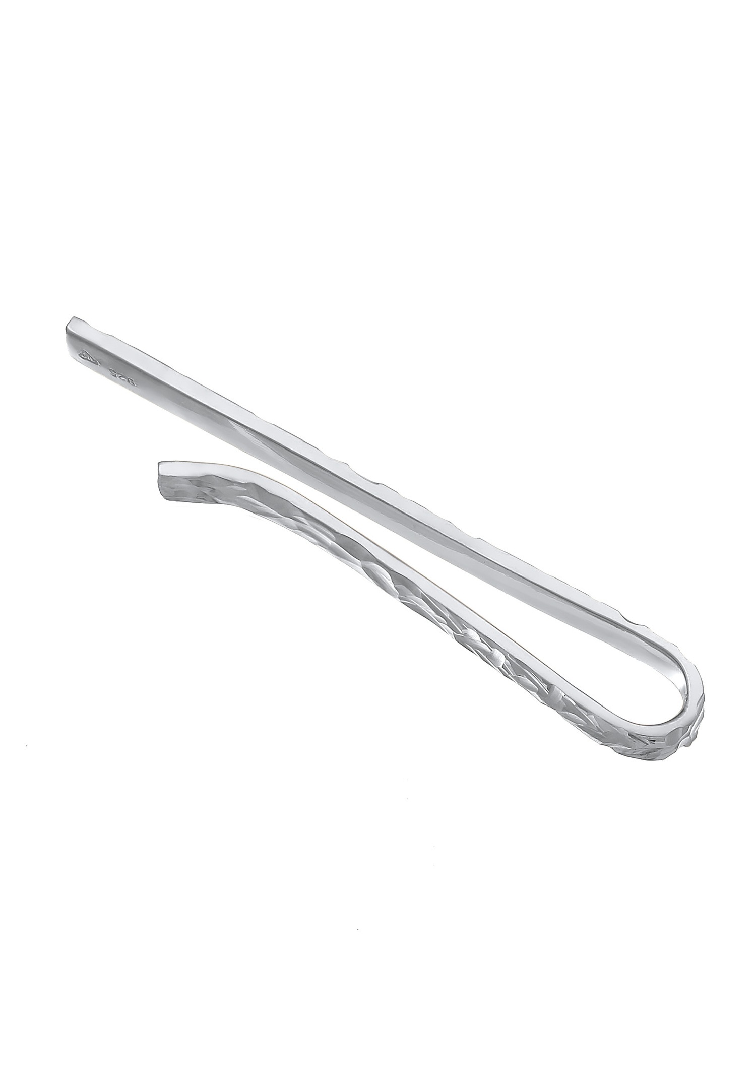 KUZZOI Hommes d'affaires Simple martelé en argent sterling 925