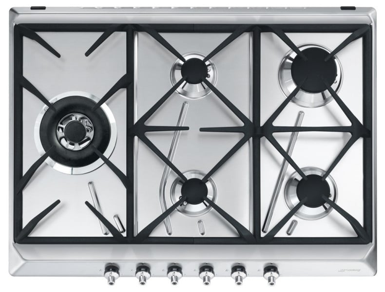 Płyta Gazowa Smeg SE775GH5   patelnia Smeg CKFF2801RDM