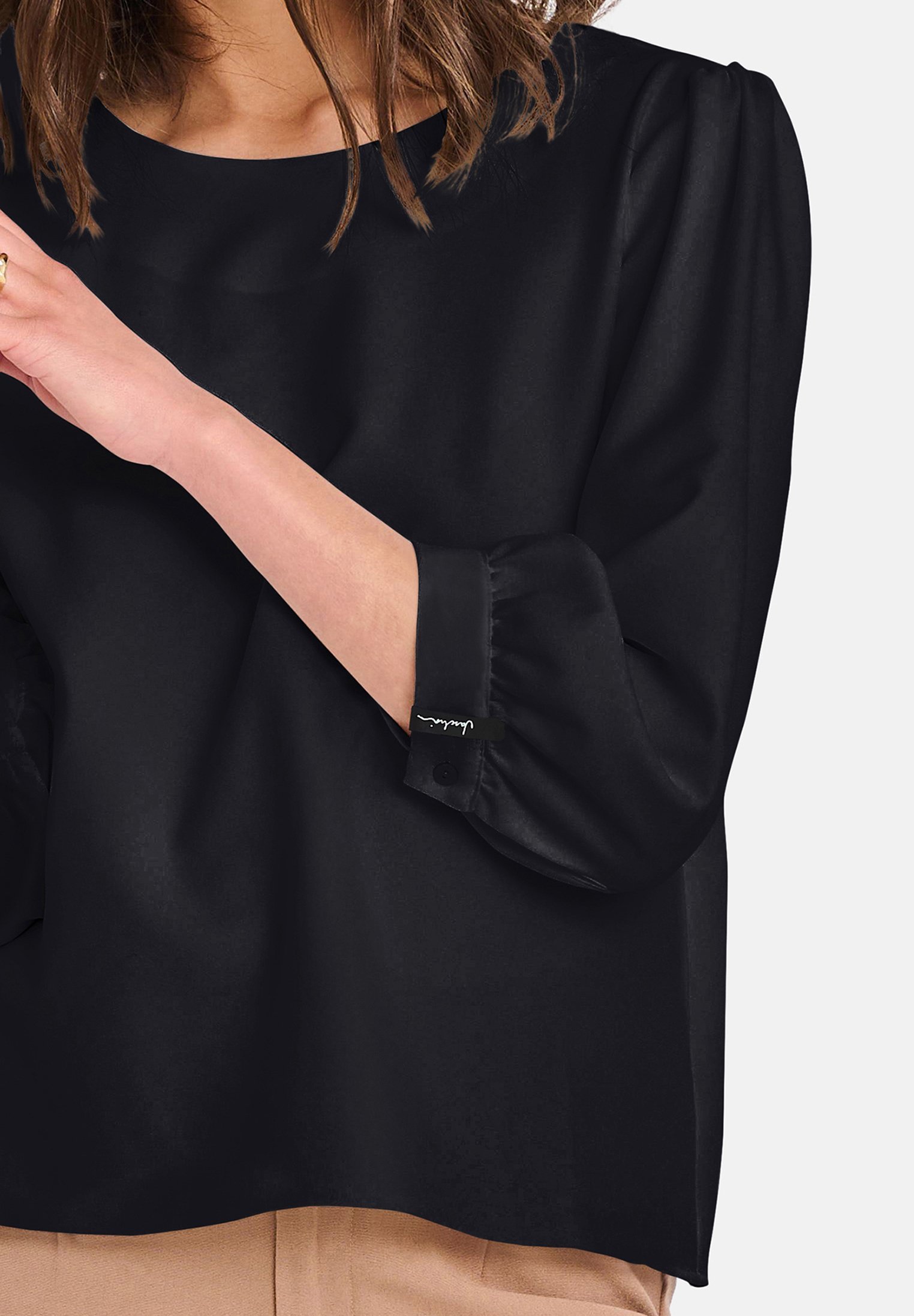 Jascha Stockholm POPPY - Blouse - zwart