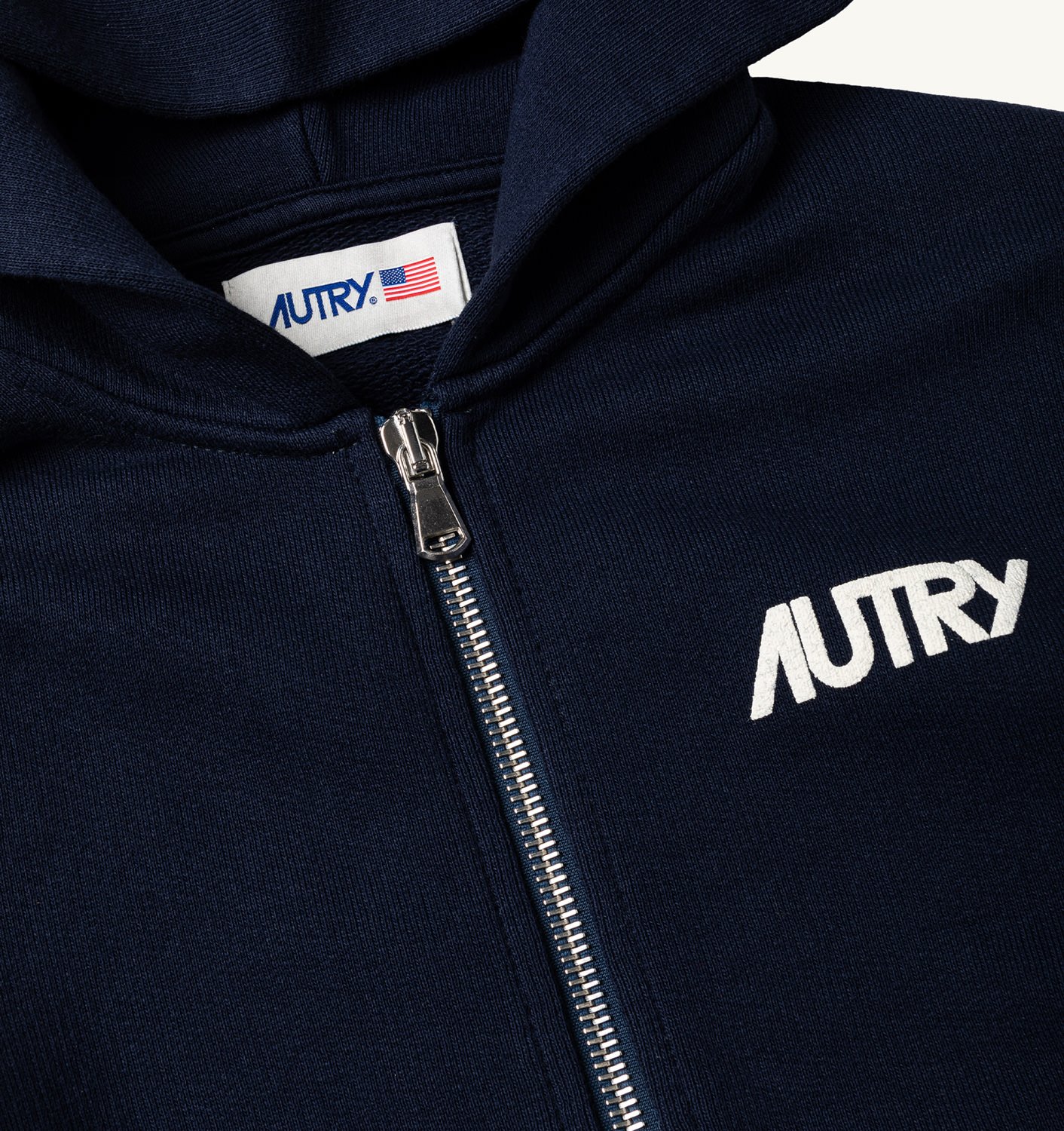Hanorac albastru din jersey de bumbac pentru copii
