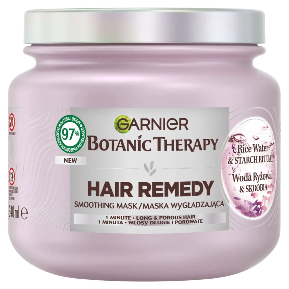 Garnier Botanic Therapy Woda ryżowa & skrobia - Maska do włosów 340 ml