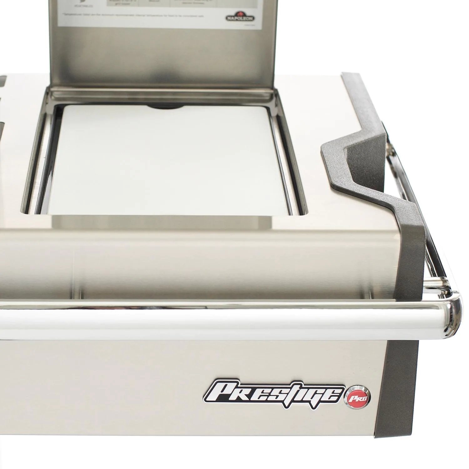 Barbecue a propano Napoleon Prestige PRO 500 con bruciatori posteriori e laterali a infrarossi e kit girarrosto - PRO500RSIBPSS-3