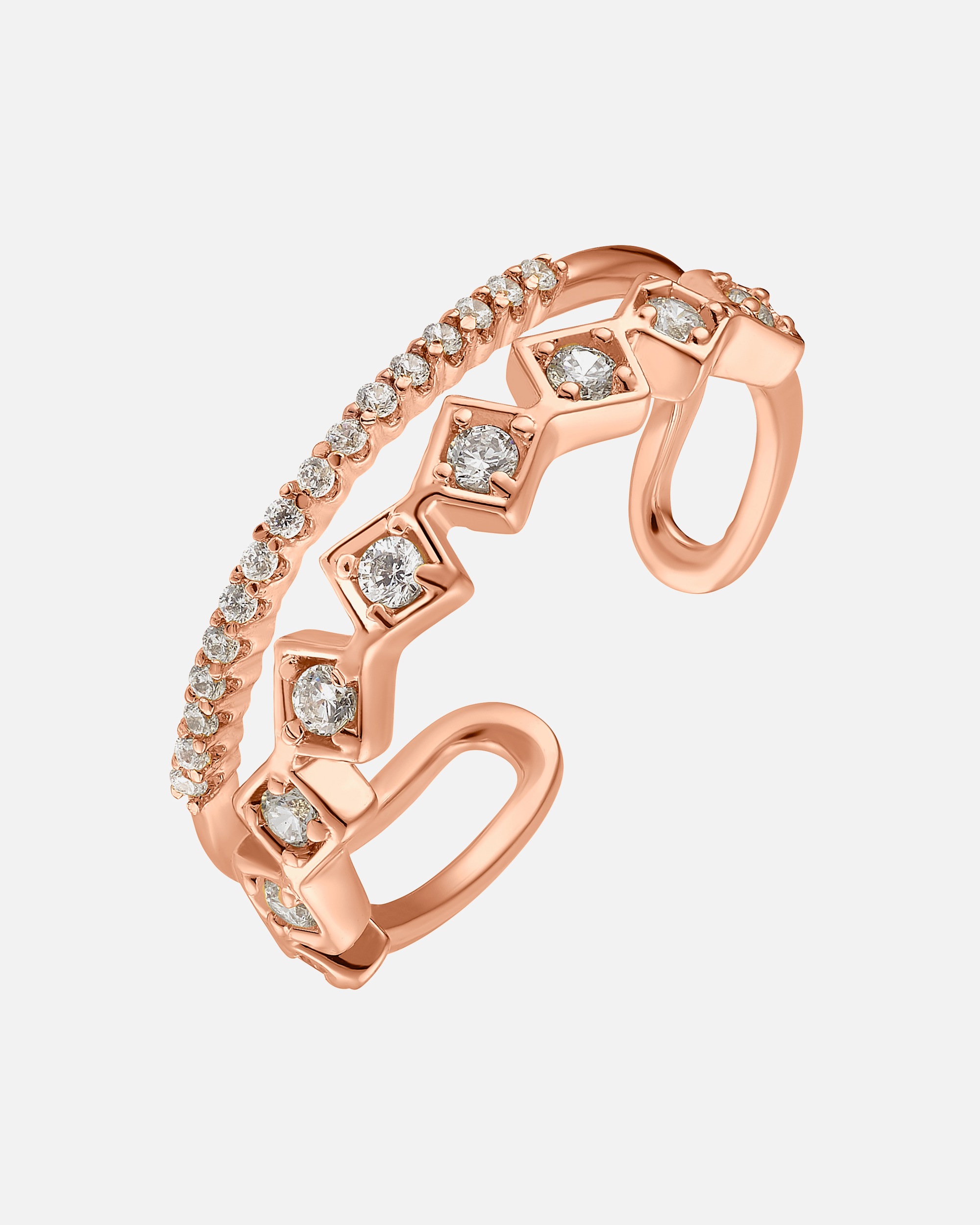 Heideman Bague Lina couleur or rose