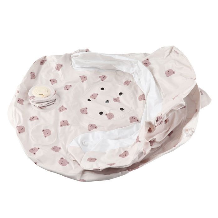 SALALIS Seggiolino gonfiabile per neonati, seggiolino gonfiabile pieghevole per bambini, seggiolino per bambini piccoli, sedia da bagno, sedia per l'assistenza all'infanzia