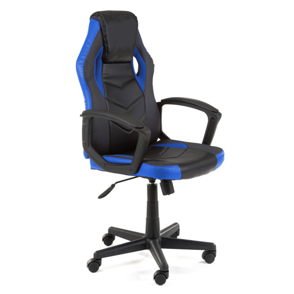 Fotel Gamingowy FG19 Czarno Niebieski