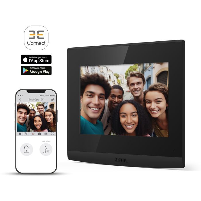 Videoportero con cable Extel Open 3K de 7