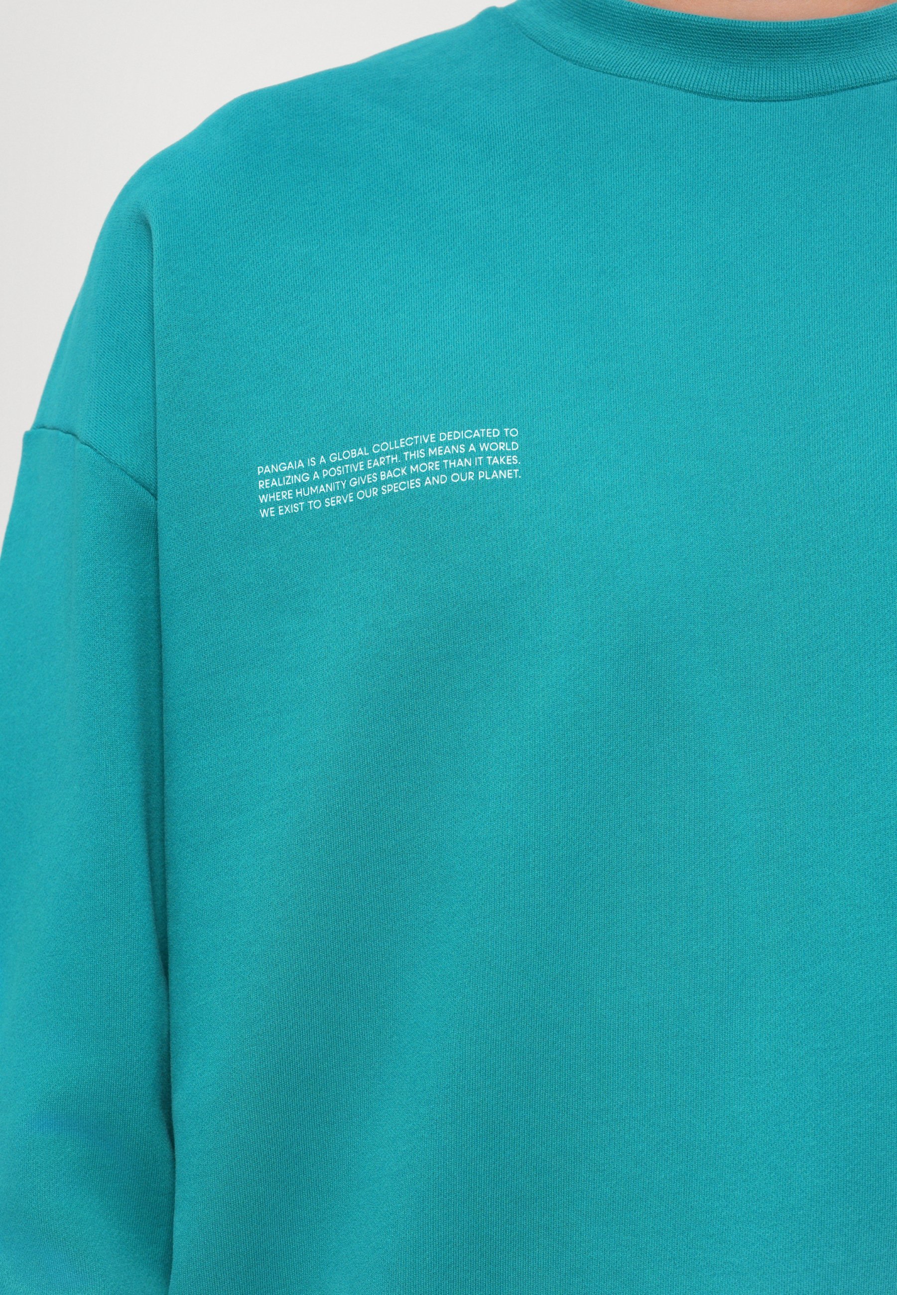 Sweat-shirt unisexe mi-lourd PANGAIA - turquoise