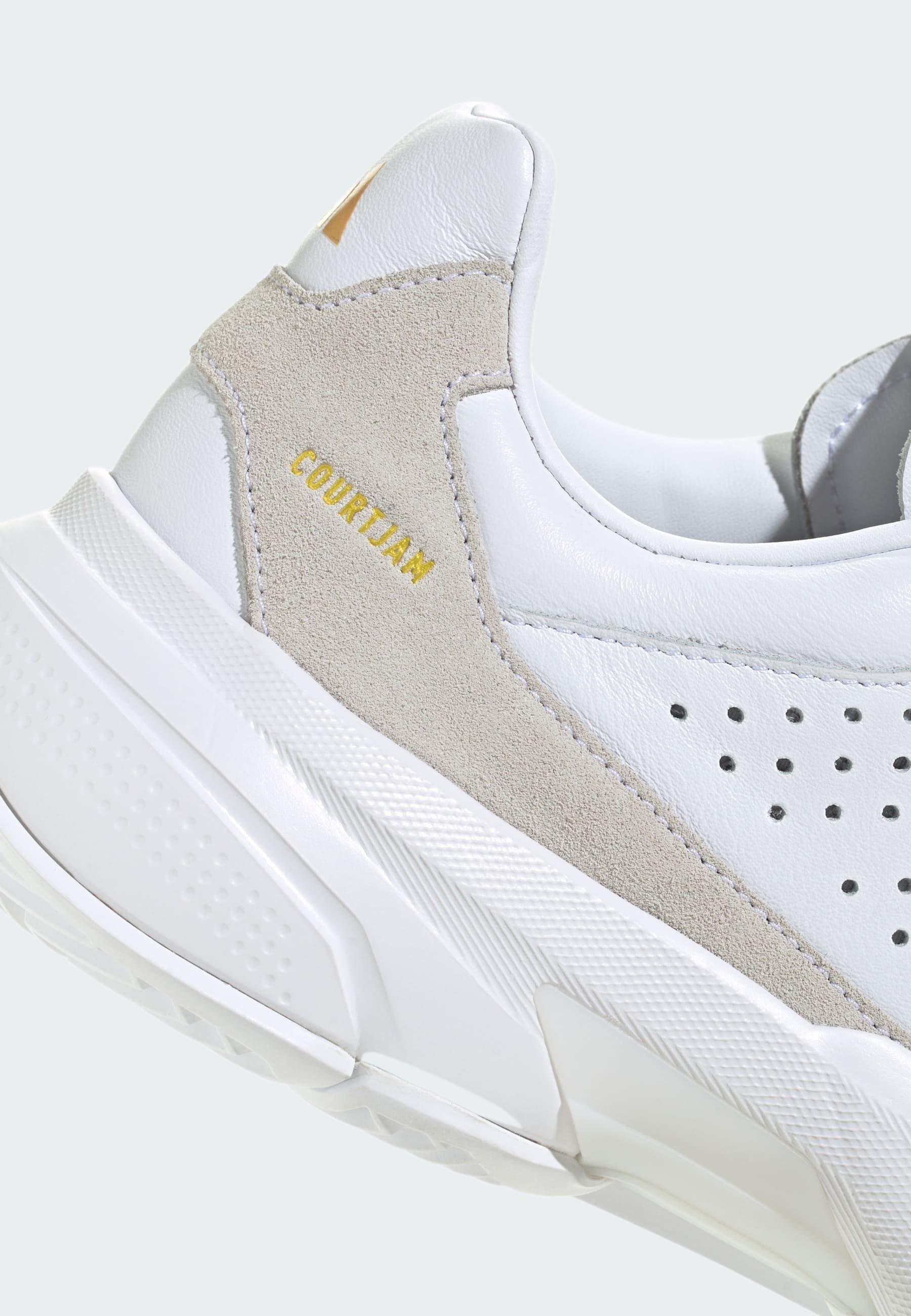 adidas Performance JAM CONTROL 3 PREMIUM - Multicourt tennisschoenen - wolkwit wolkwit wolkwit