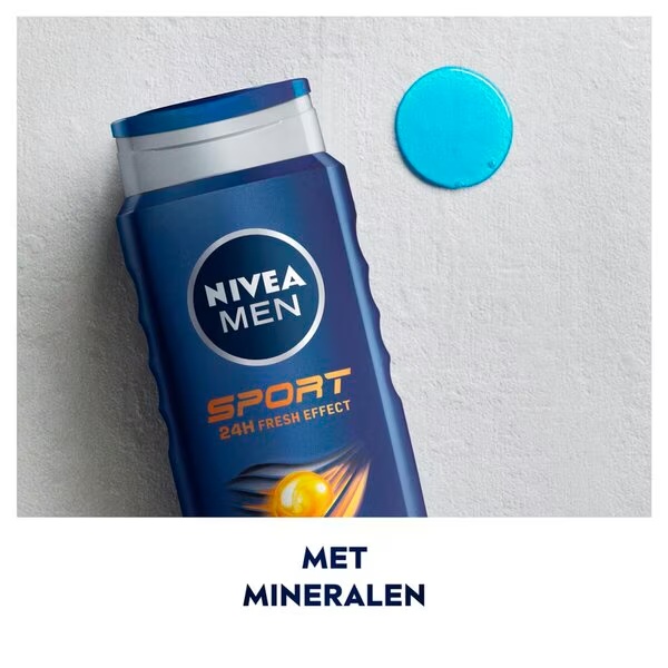 NIVEA Men Sport 24H Fresh Effect gel za prhanje<br>500 ml - Normalna koža