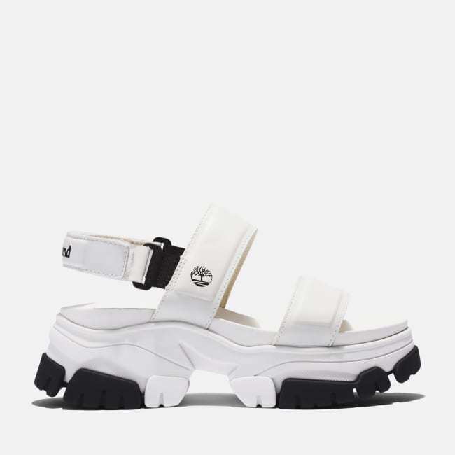 Sandalo a Doppia Fascia Adley Way da Donna in                bianco