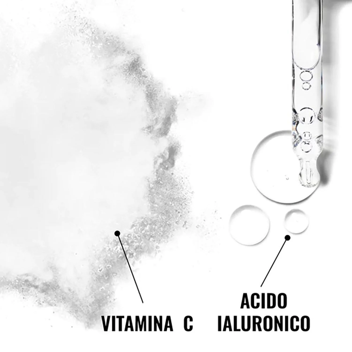 Viso PURE C - Vitamina C Pura 16% in Acido Ialuronico - Siero viso effetto globale, Siero viso antirughe, Siero viso antimacchie