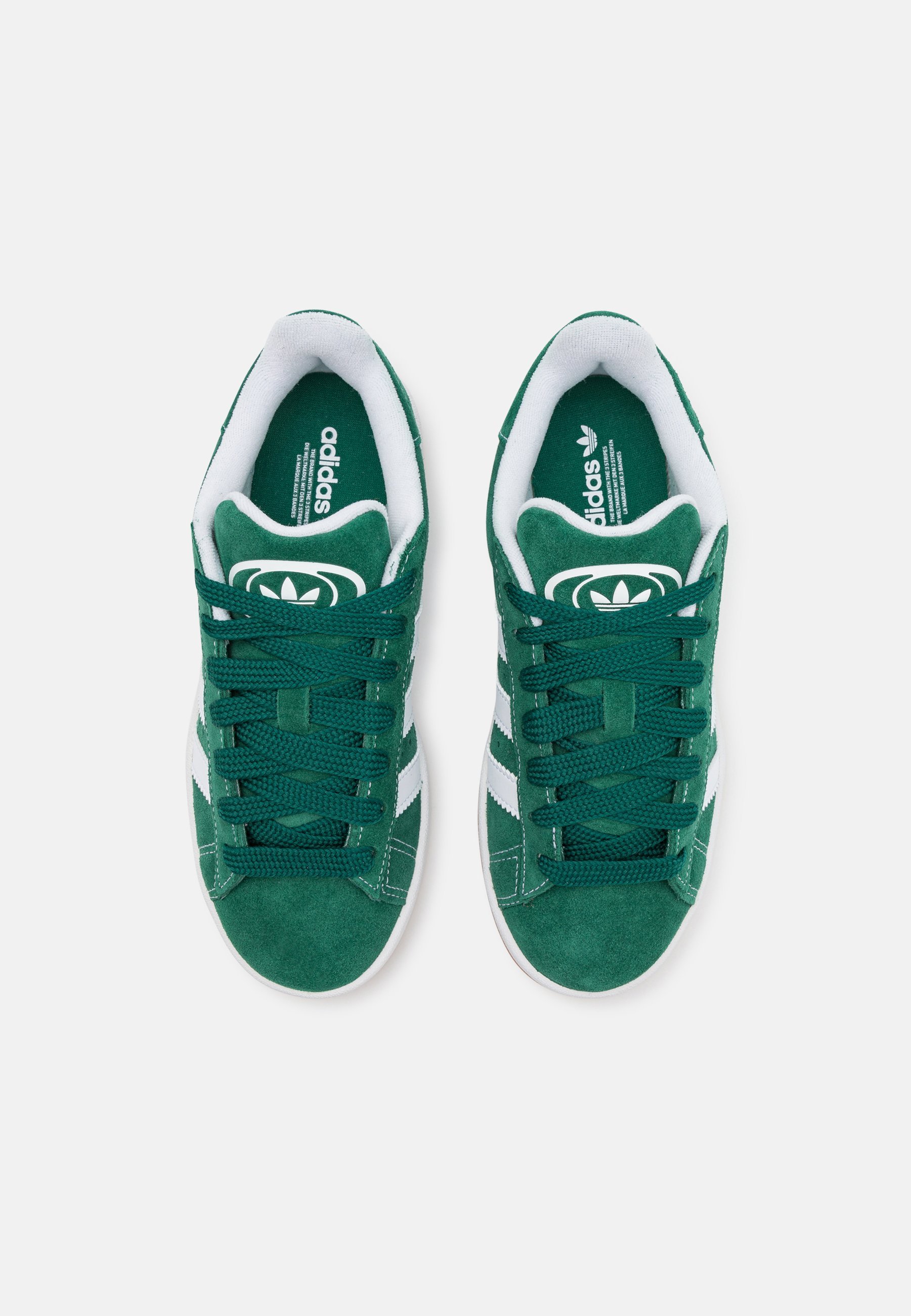 adidas Originals CAMPUS 00S UNISEX - Scarpe da ginnastica - verde scuro/bianco calzatura/bianco sporco