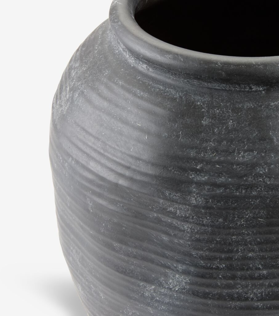 INGVARD INGVARD vaza Ø25xH30cm crna keramika