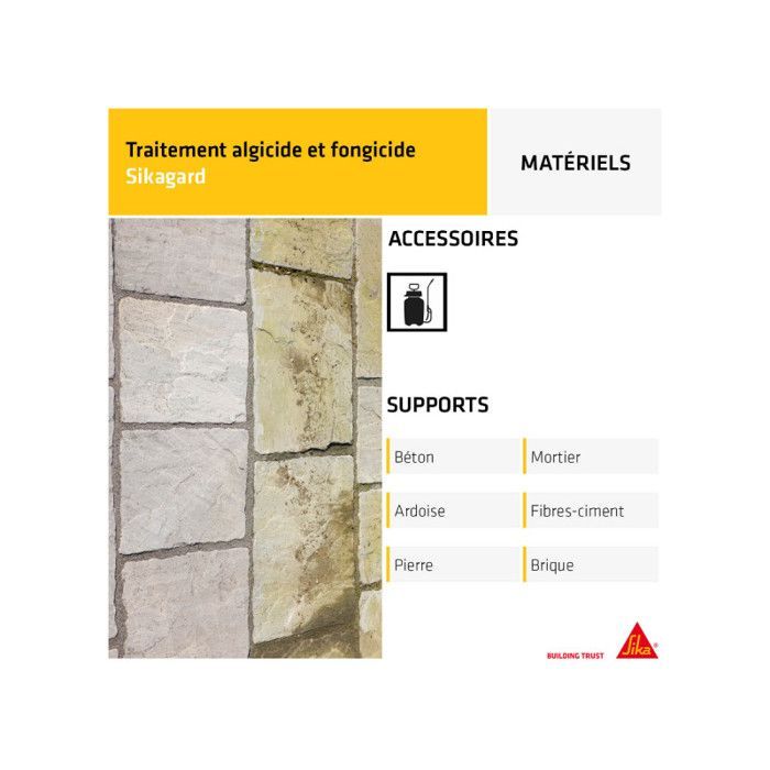 SIKA algaecide and fungicide treatment - Sikagard-130 Stop Algae Pro - 20L
