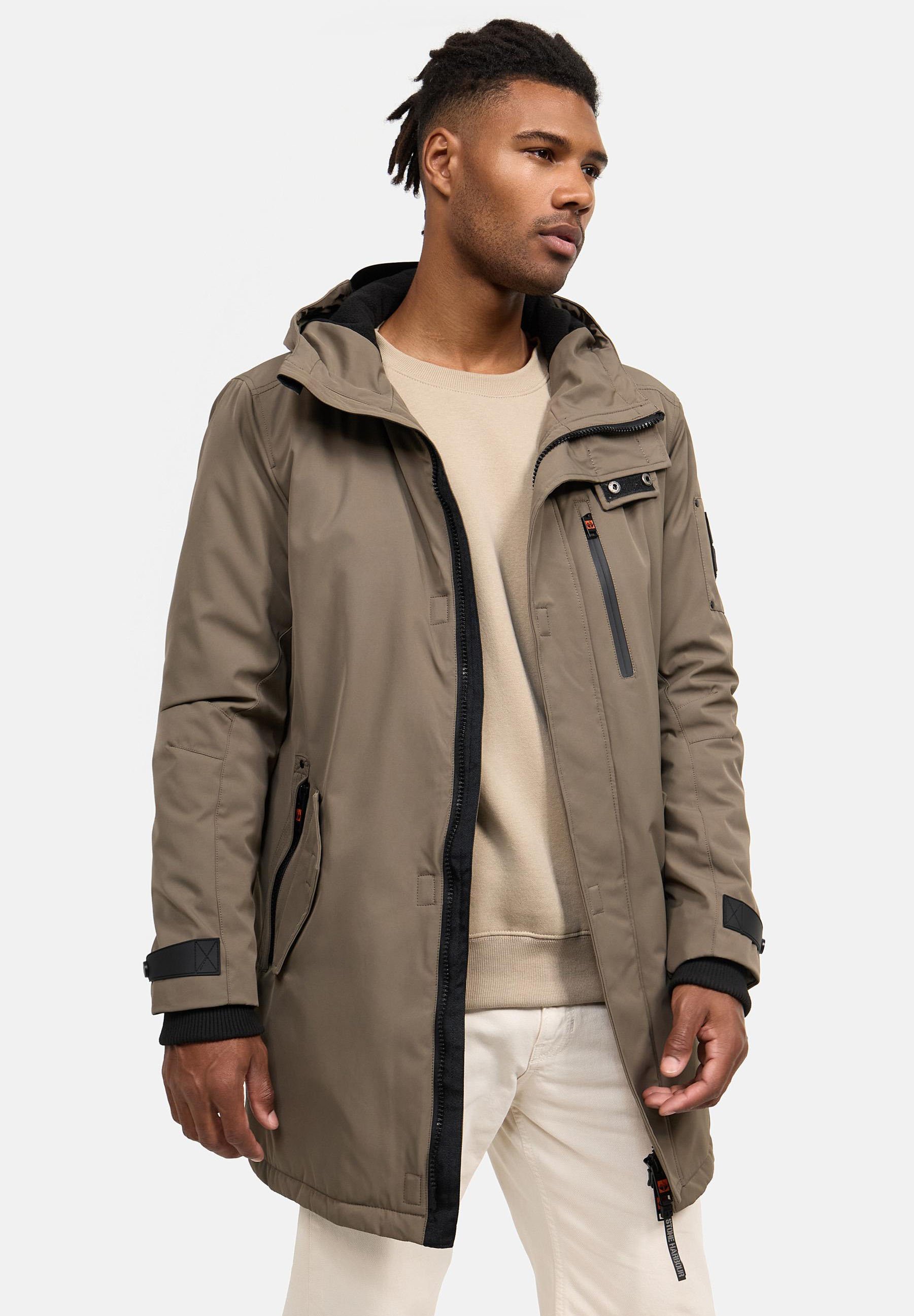 STONE HARBOUR LANZOO - Parka - steenbruin