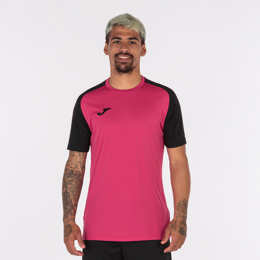 Camiseta Manga Corta Joma Academy Iv Fucsia Negro