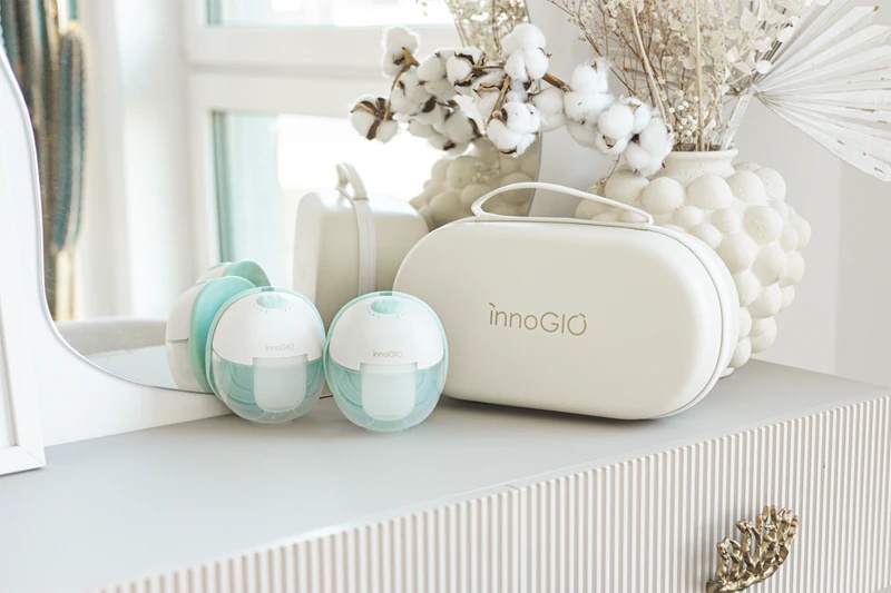 Prsna črpalka innoGIO GIOmum Line Premium Warm Double GIO-361