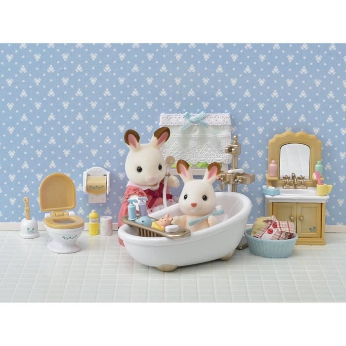 SYLVANIAN FAMILIES - 5286 - The Bathroom Set - The Village
