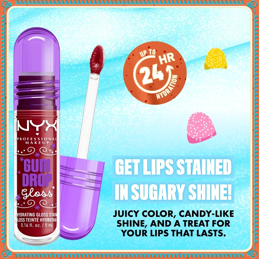 NYX Professional Makeup sjajilo za usne „Gum Drop“ – 1 komad