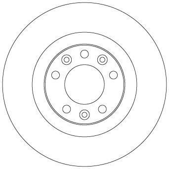 JEU DE DISQUES TRW DF6667