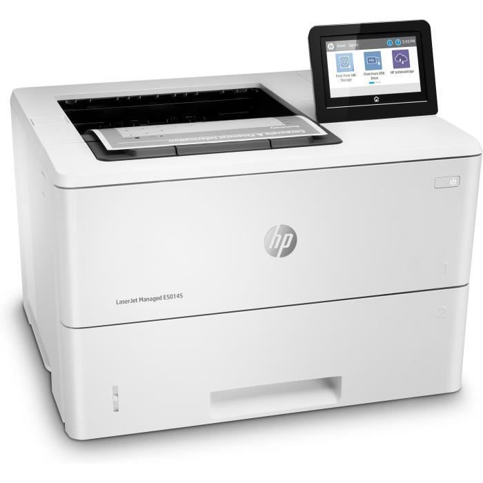 HP LaserJet Managed E50145 E50145dn laserprinter - Monochroom - Afdrukken 45 ppm zwart-wit - 1200 x 1200 dpi - Dubbelzijdig