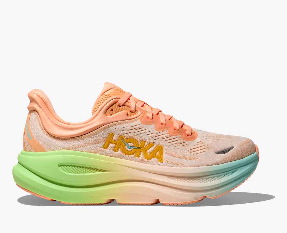 HOKA Bondi 9 Frost / Mandarino pallido