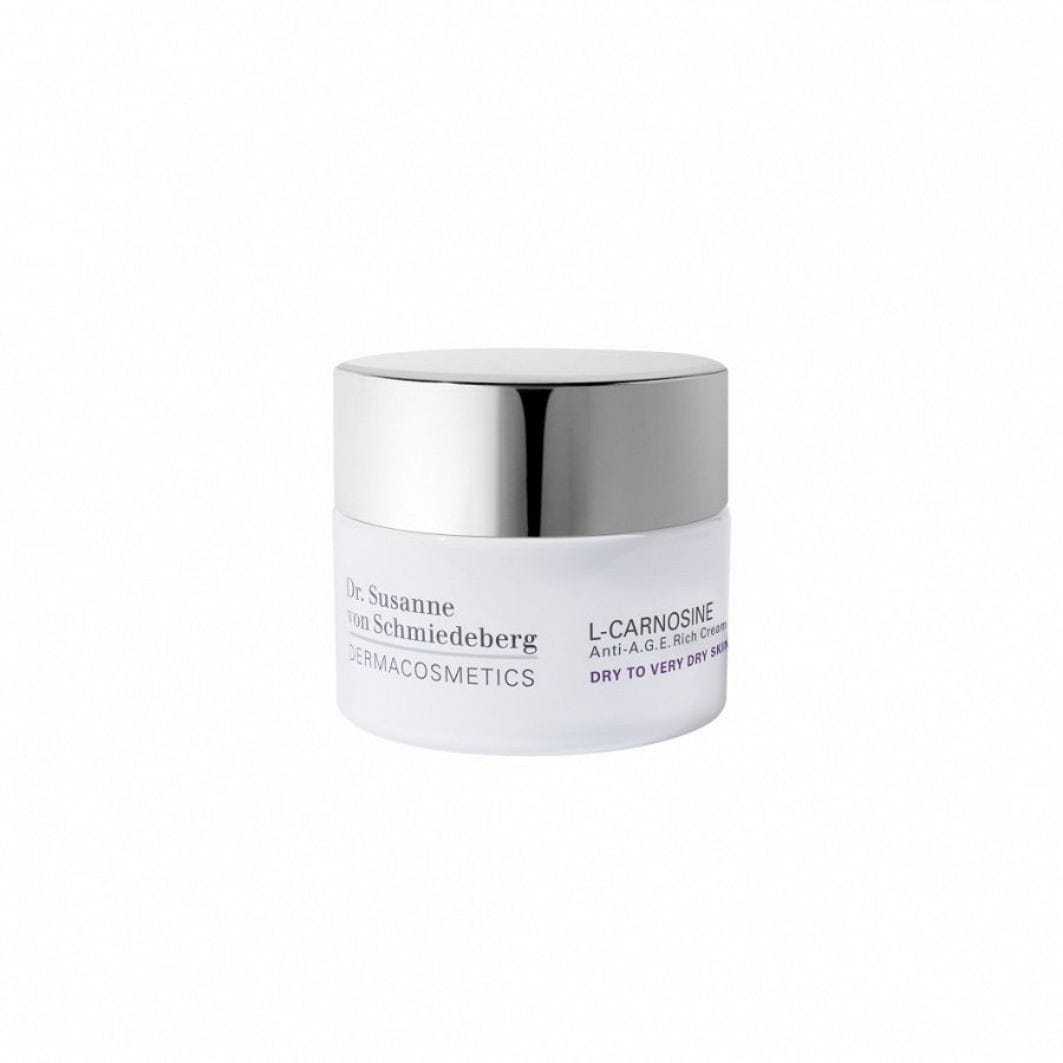 Dr. Susanne von Schmiedeberg Augencreme L-Carnosin Anti-Aging-Creme für trockene bis sehr trockene Haut – 50 ml